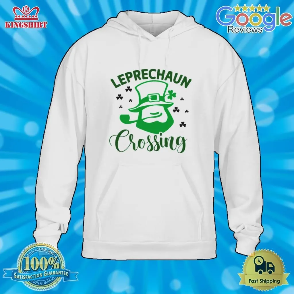 Leprechaun Crossing Vintage Shirt Unisex Tshirt