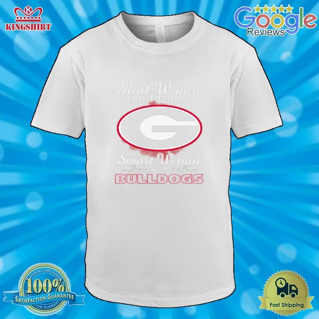 Real Women Love Football Smart Women Love The Georgia Bulldogs 2023 Logo Shirt Unisex Tshirt Football,Aunt