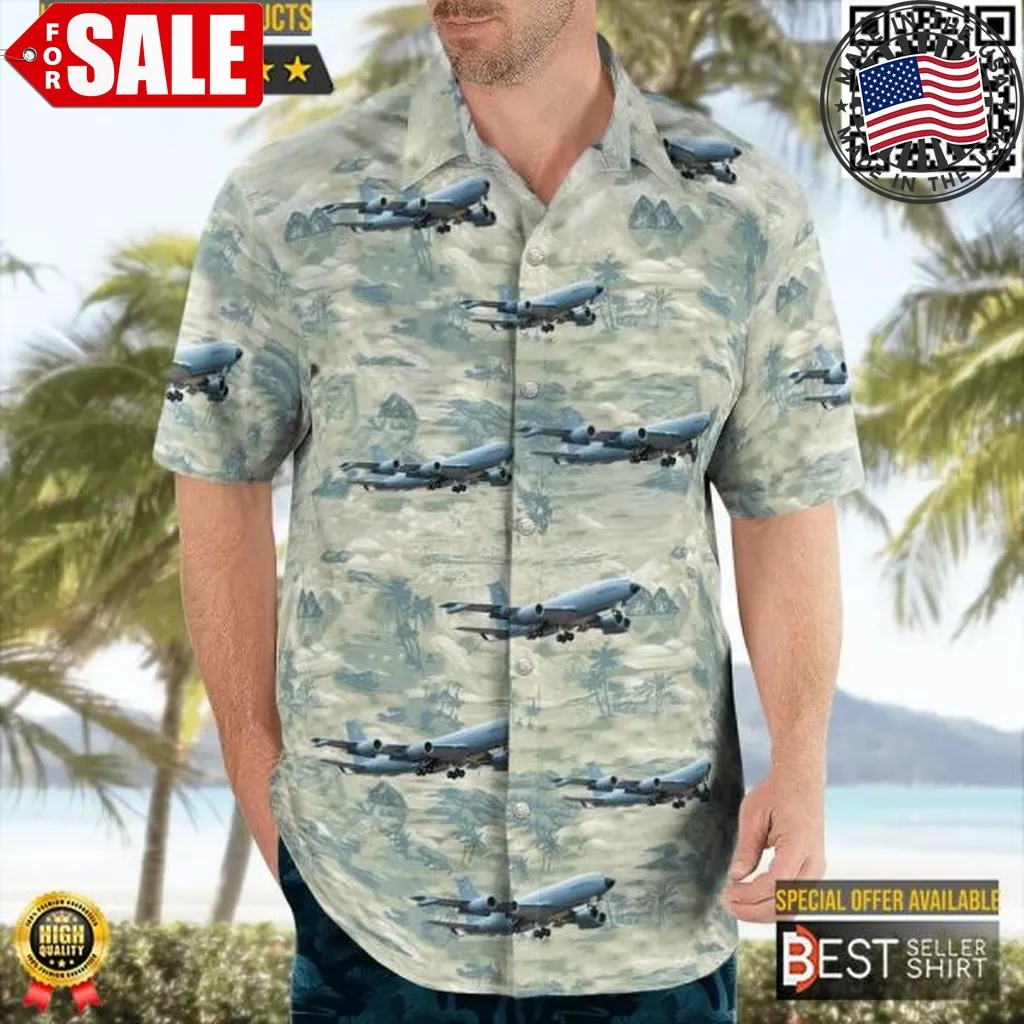 French Air And Space Force Boeing C 135Fr Aircraft Hawaiian Shirt Plus Size