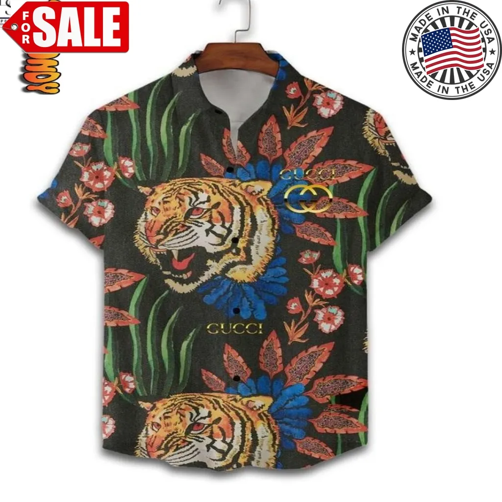 Gucci Tiger Hawaiian Shirt Size up S to 5XL