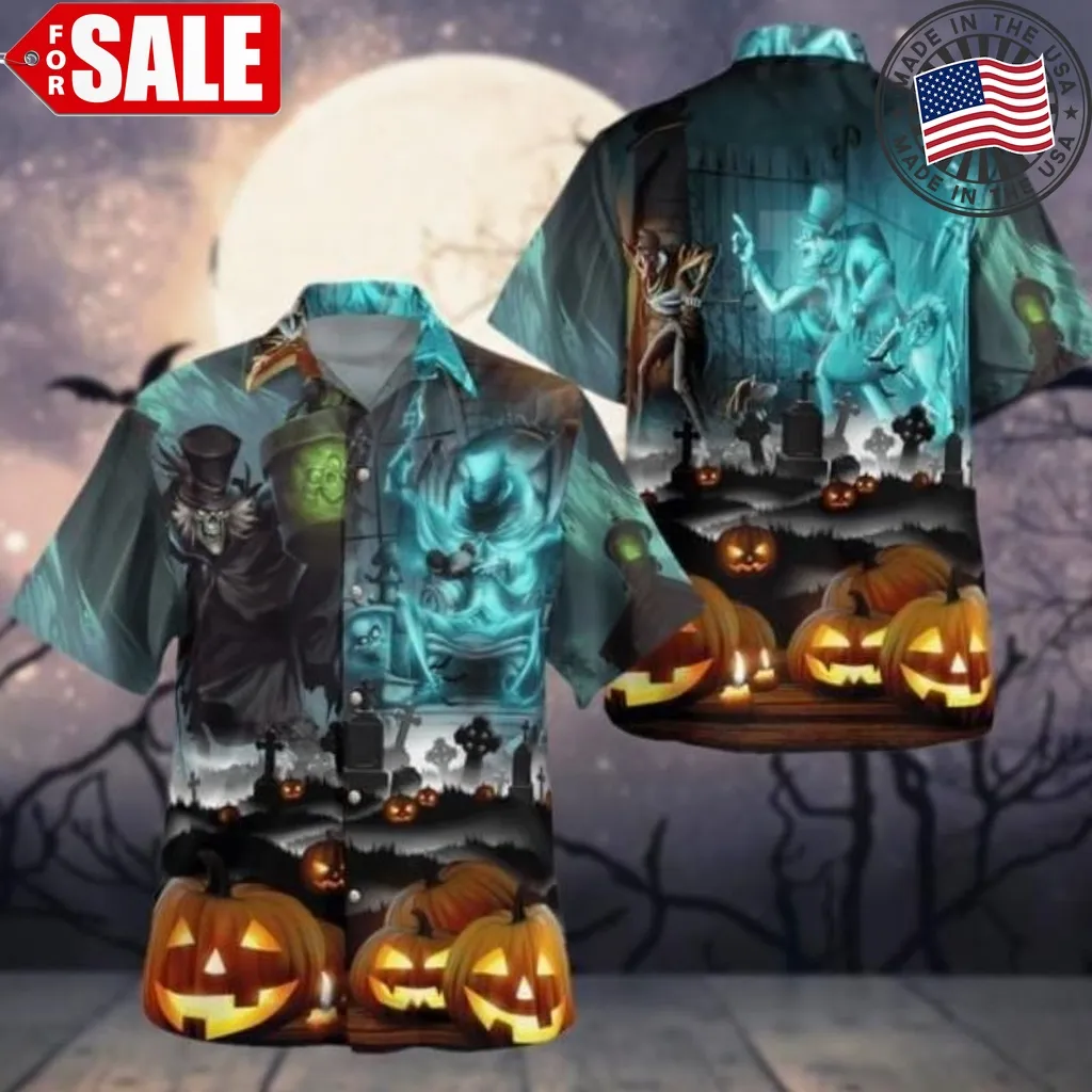 Happy Halloween Print Hawaiian Shirt Unisex