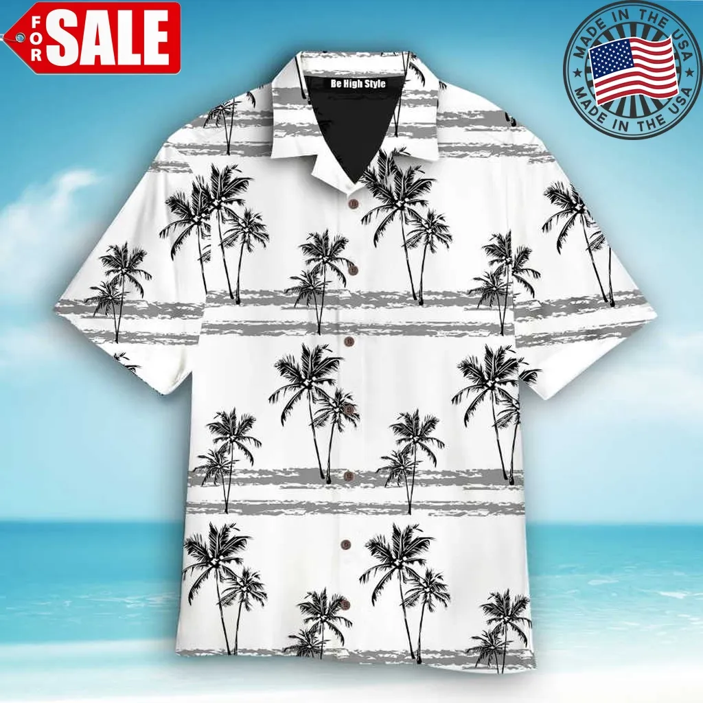 Holiday Leisure Plant Coconut Tree Cool Hawaiian Shirt Plus Size