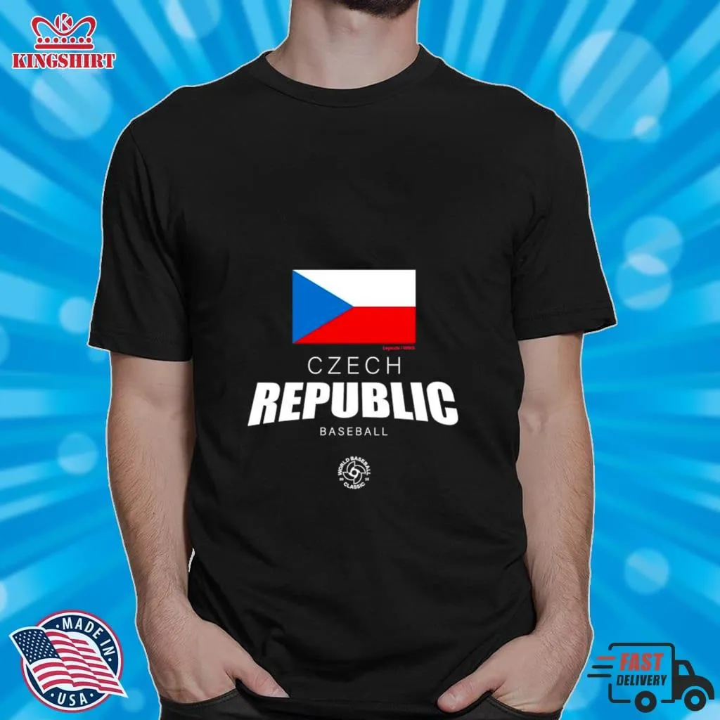 Czech Republic Baseball Legends 2023 World Baseball Classic Federation Shirt