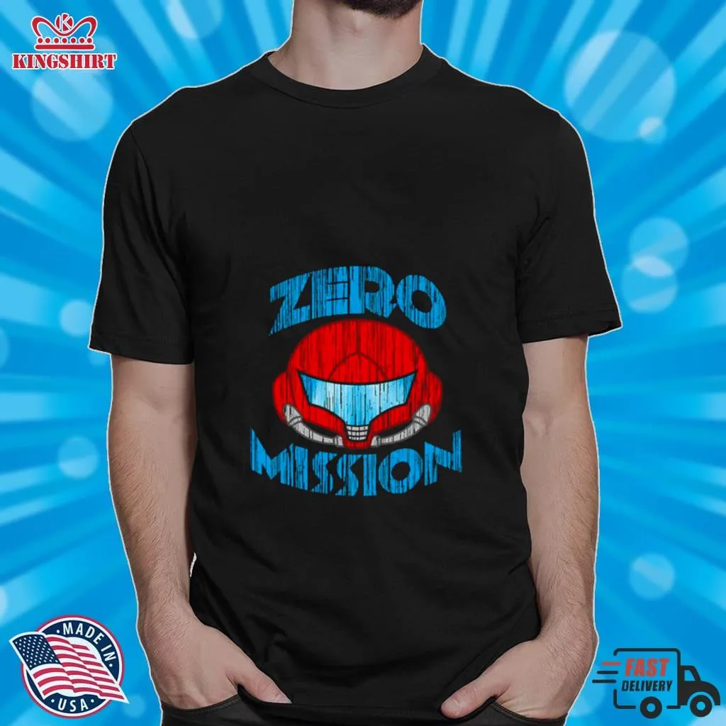 Distressed Design Super Metroid Zero Mission Shirt