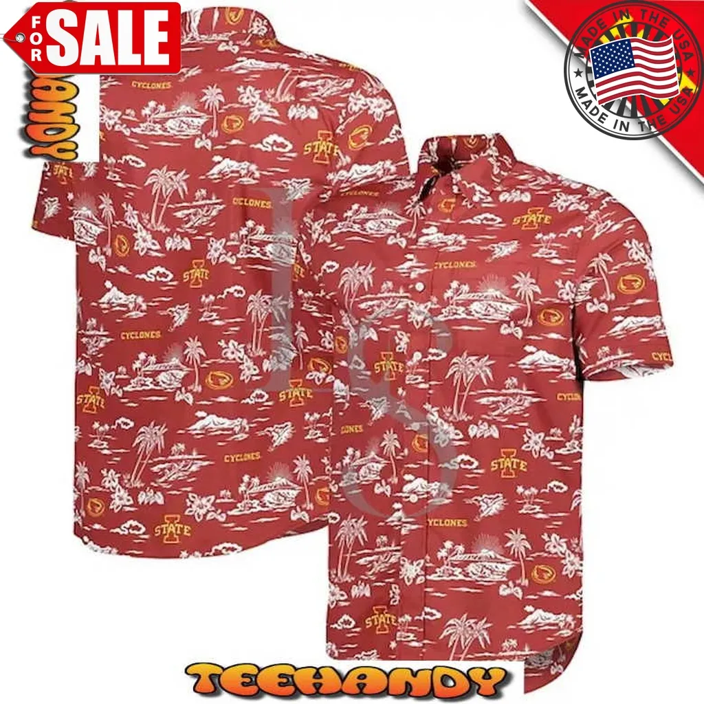 Iowa State Cyclones Island Custom Hawaiian Shirt Unisex