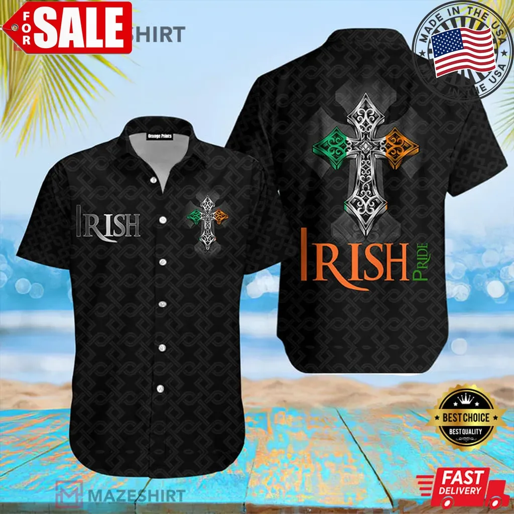 Irish St Patrick's Day Aloha Hawaiian Shirt Plus Size