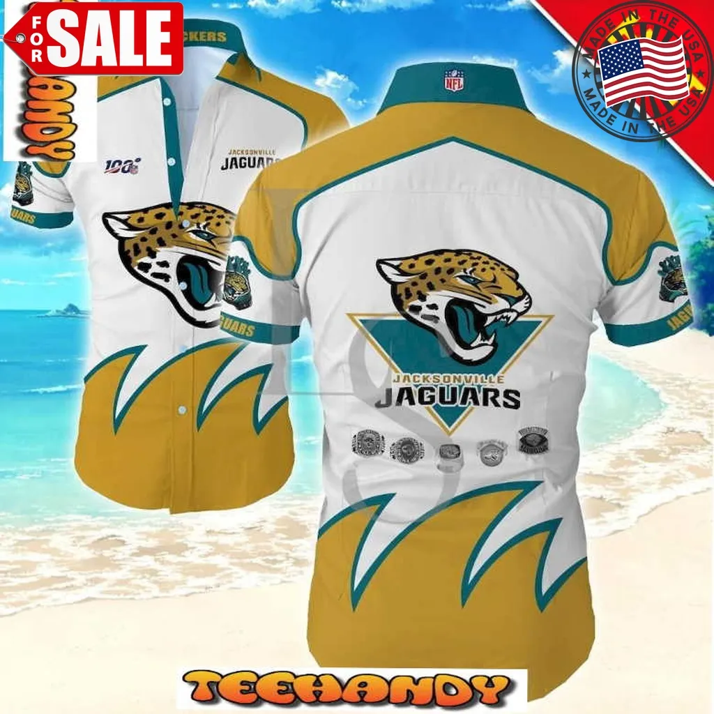 Jacksonville Jaguars 100Th Anniversary Hawaiian Shirt Plus Size