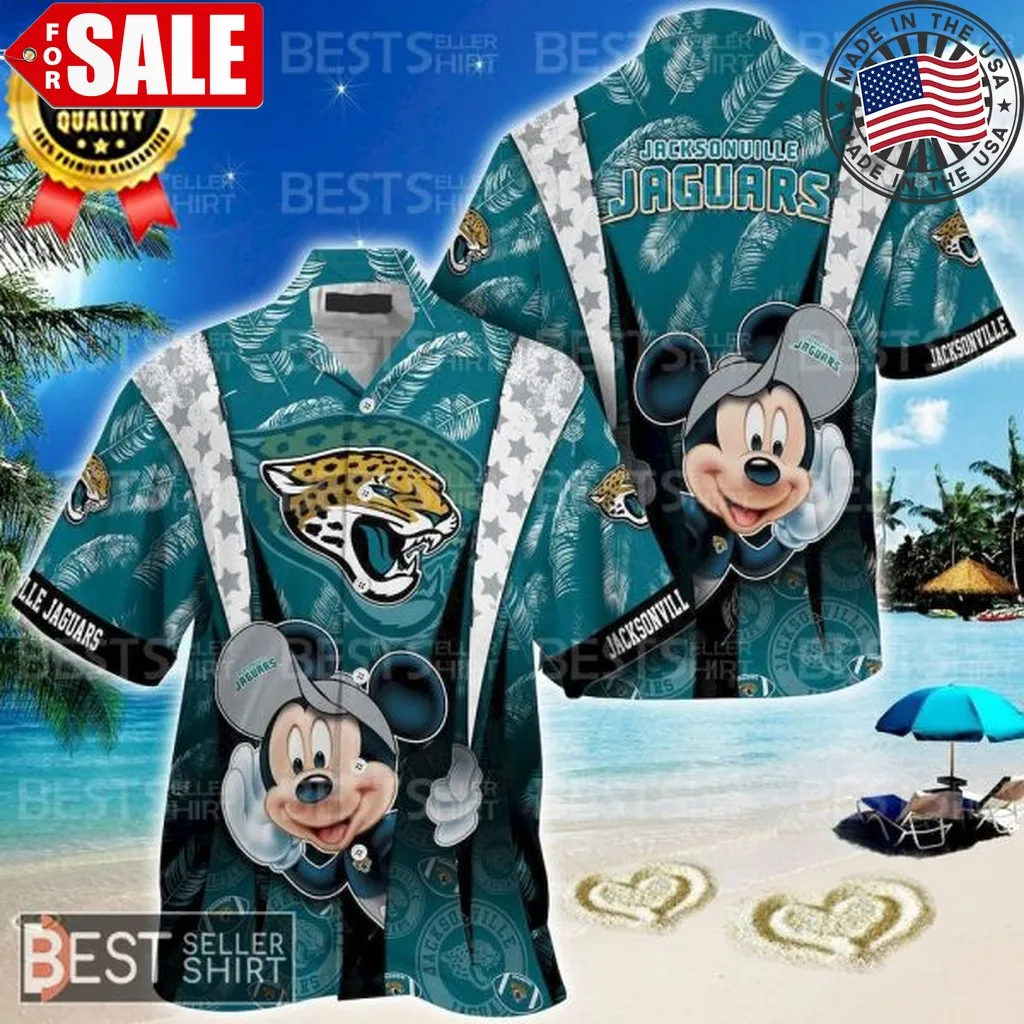Jacksonville Jaguars Logo Mickey Mouse Disney Hawaiian Shirt Plus Size