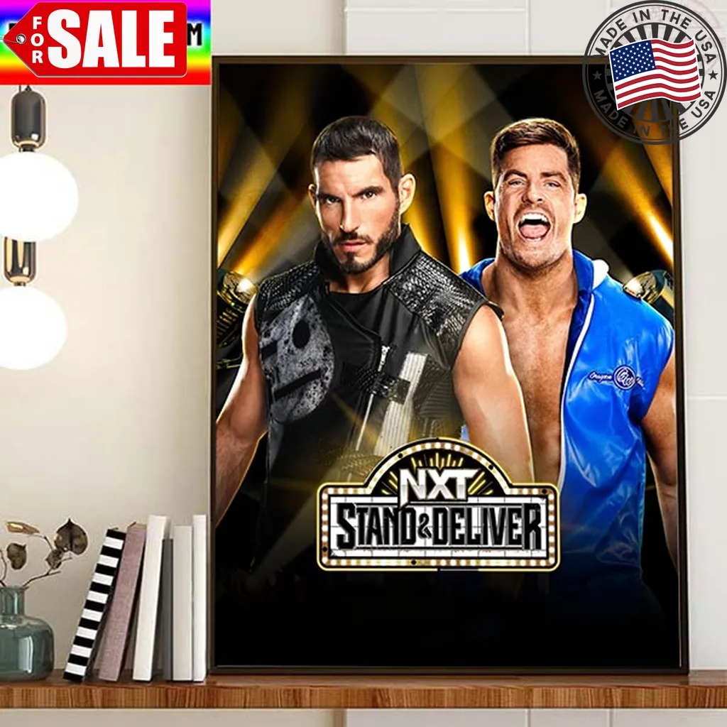 Johnny Gargano Vs Grayson Waller At Wwe Nxt Stand And Deliver Home Decor Poster Canvas Trending