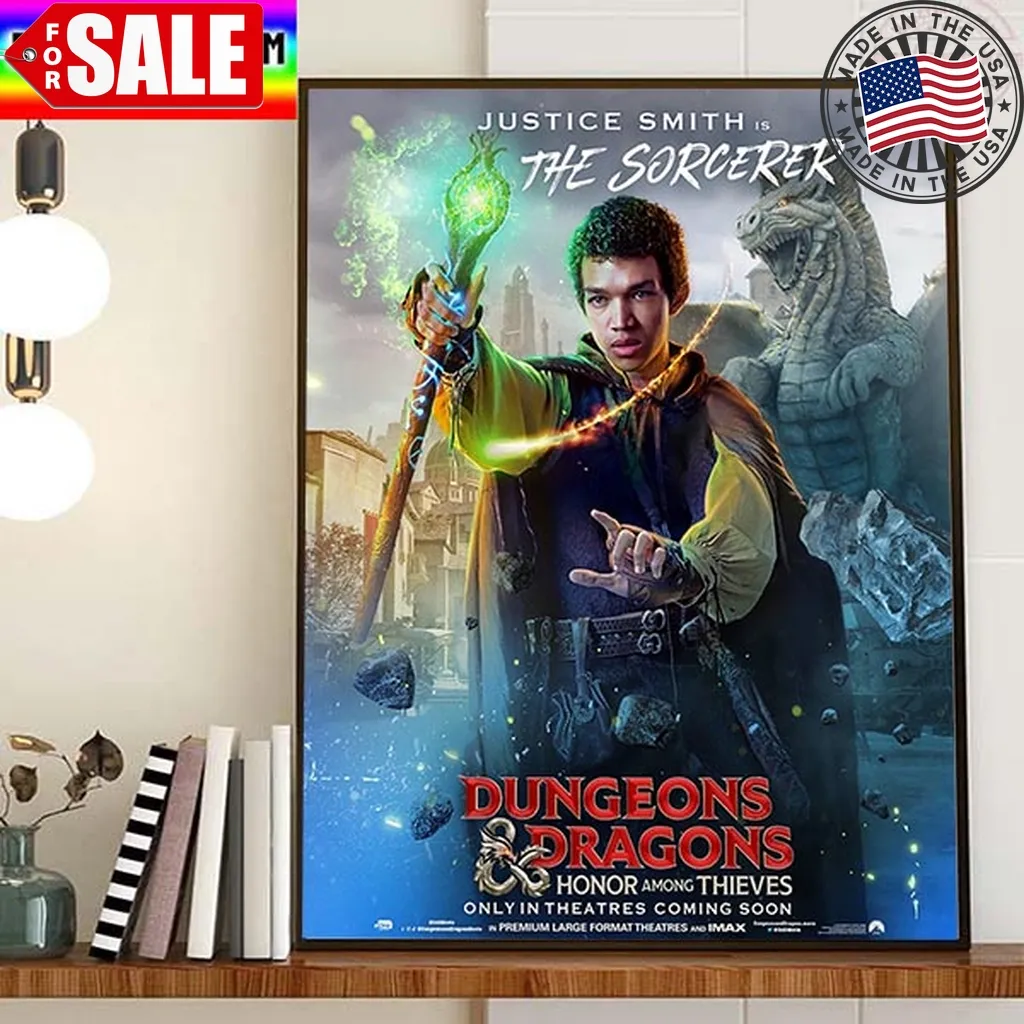 Justice Smith Is The Sorcerer In Dungeons And Dragons Honor Among Thieves Home Decor Poster Canvas Trending