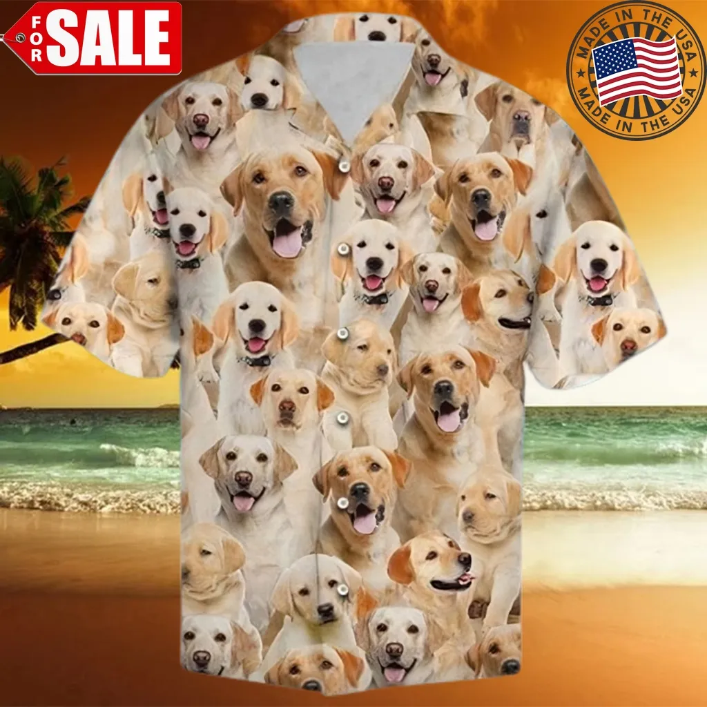 Labrador Dogs Hawaiian Shirt Plus Size