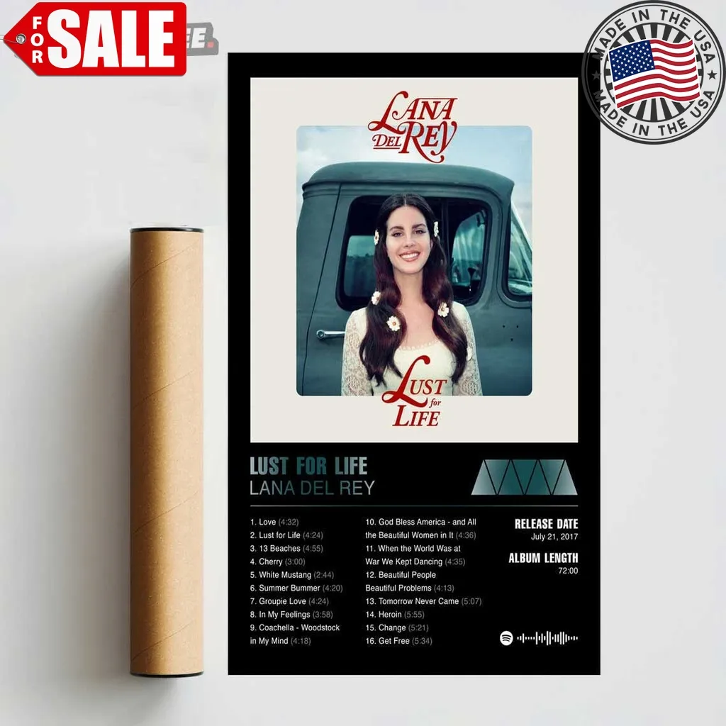 Lana Del Rey Lust For Life Tracklist Poster Trending
