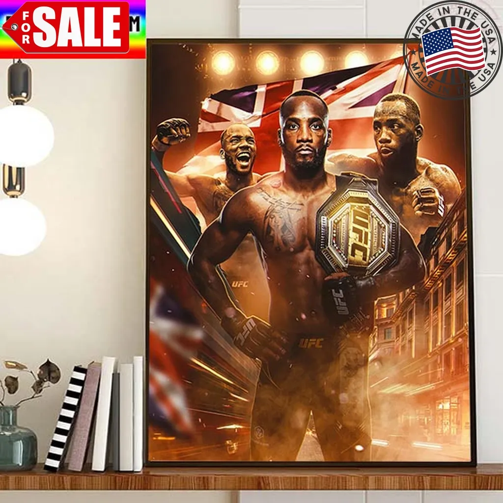 Leon Edwards Remains The Ufc World Welterweight Champion In Ufc 286 Home Decor Poster Canvas Trending