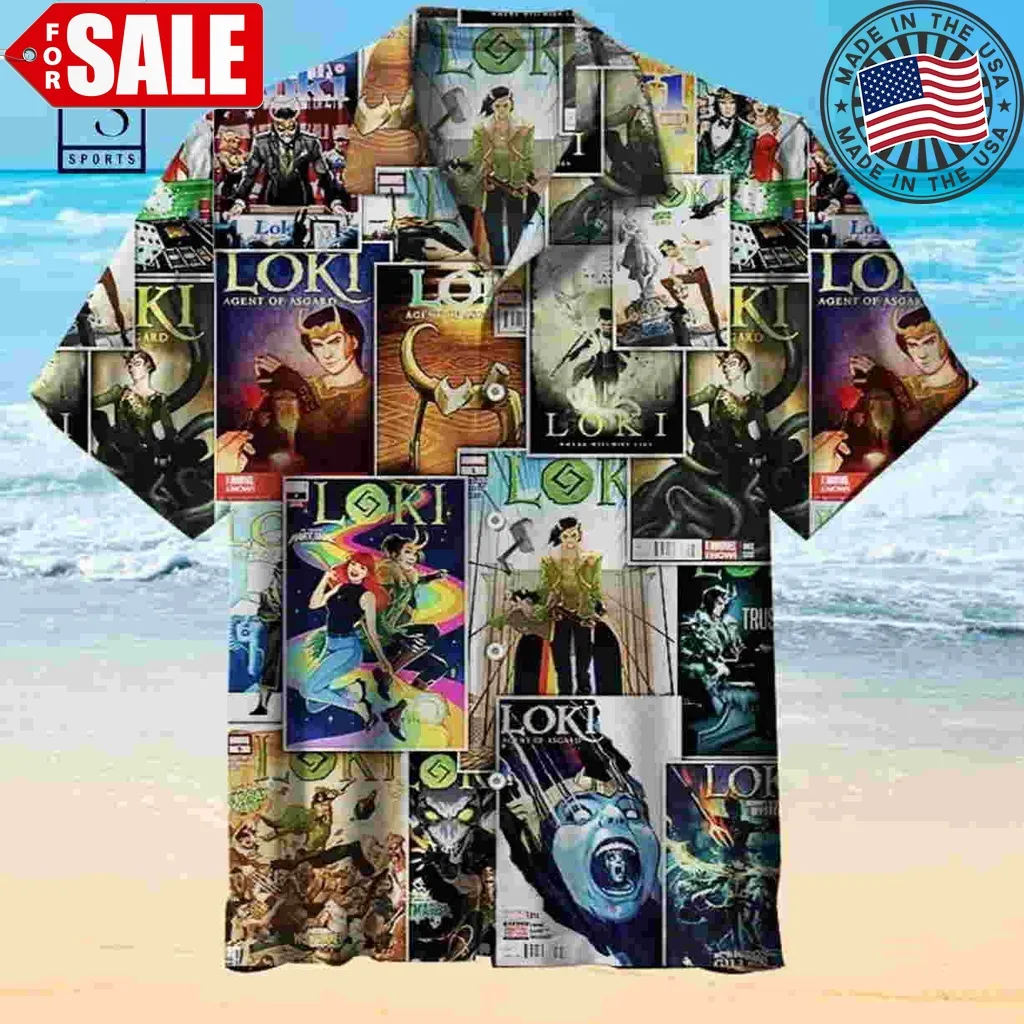 Loki Comics Cover Hawaiian Shirt Unisex