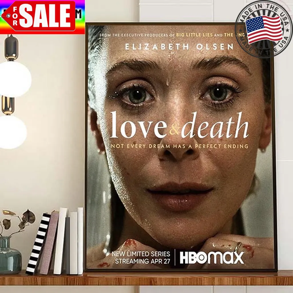 Love And Death New Poster With Elizabeth Olsen Home Decor Poster Canvas I Love Hot Moms Shirt