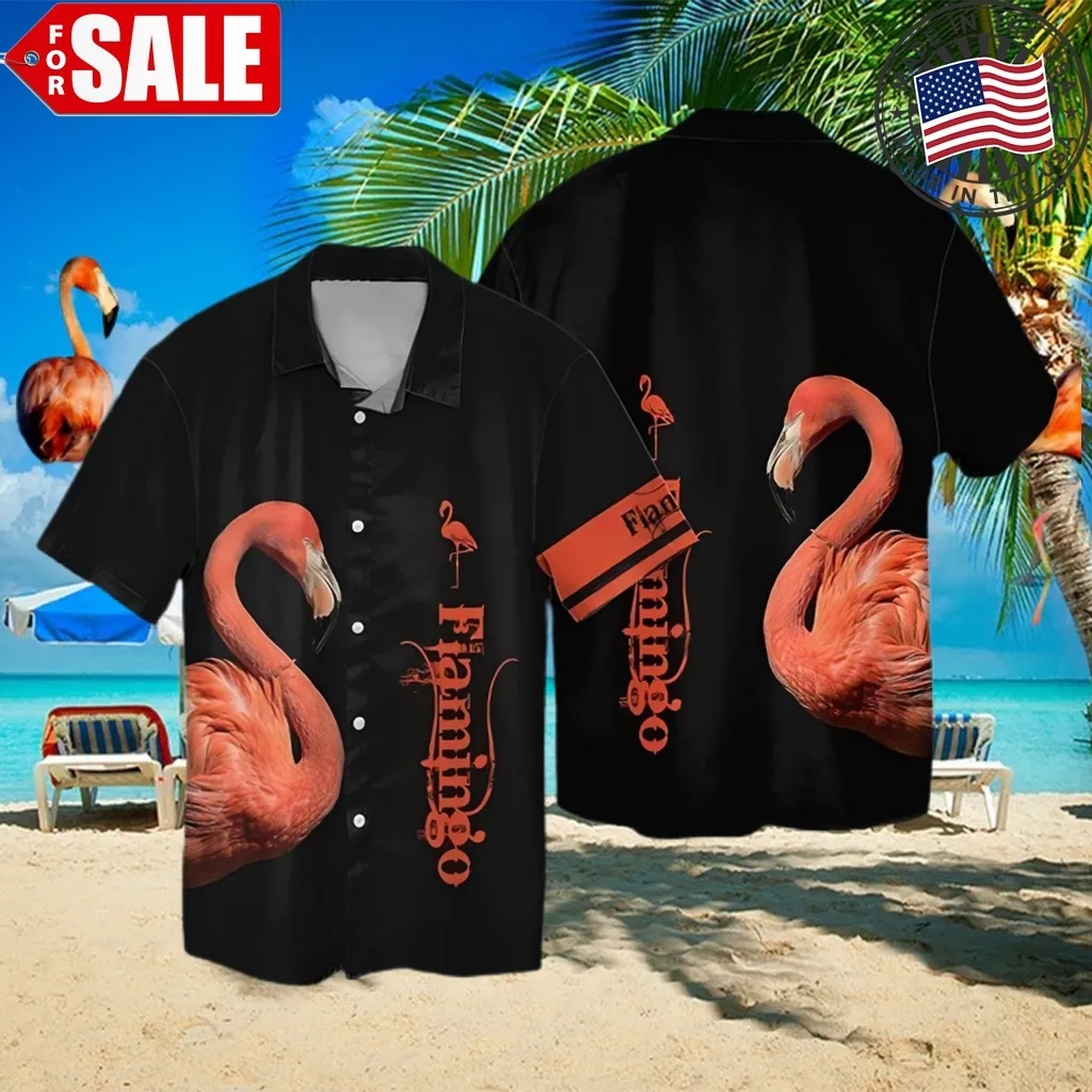 Love Flamingo Hawaiian Shirt Plus Size