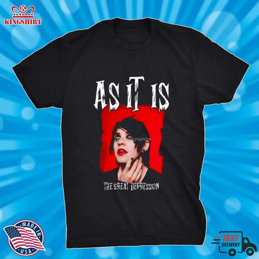 As It Is The Great Depression Marilyn Manson Shirt