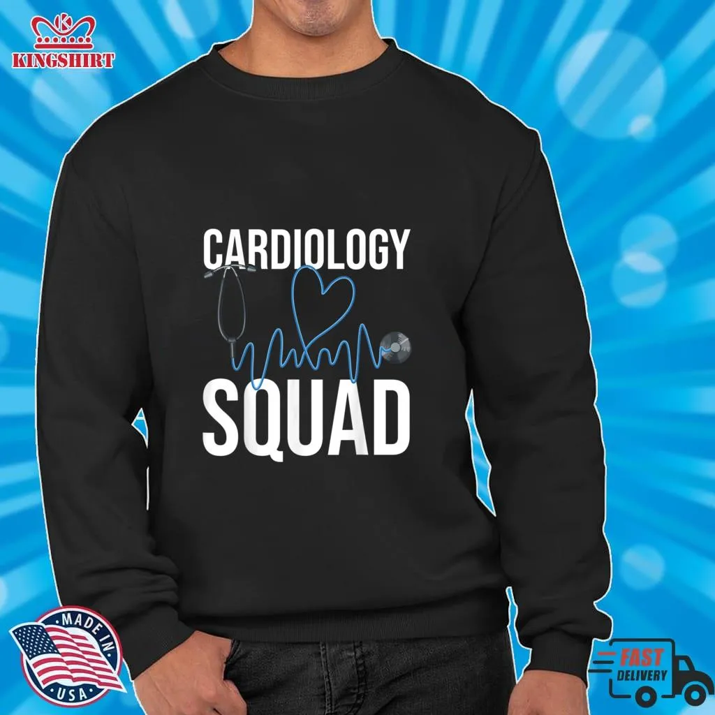 Cardiology Squad Cardiovascular Technologists Doctor Day T Shirt