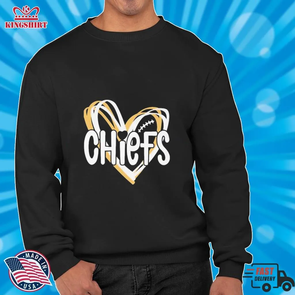 Heart Kansas City Chiefs Super Bowl Lvii Champions 2023 Shirt Plus Size