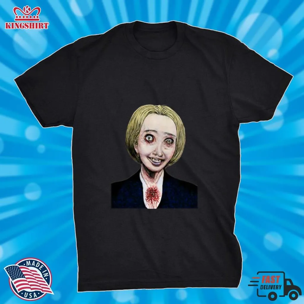 Hillary Clinton Junji Ito Politicians Shirt Unisex Tshirt