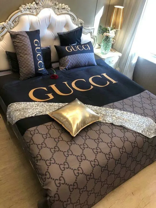 Luxury Gucci Type 30 Bedding Sets Duvet Cover Luxury Brand Bedroom Sets