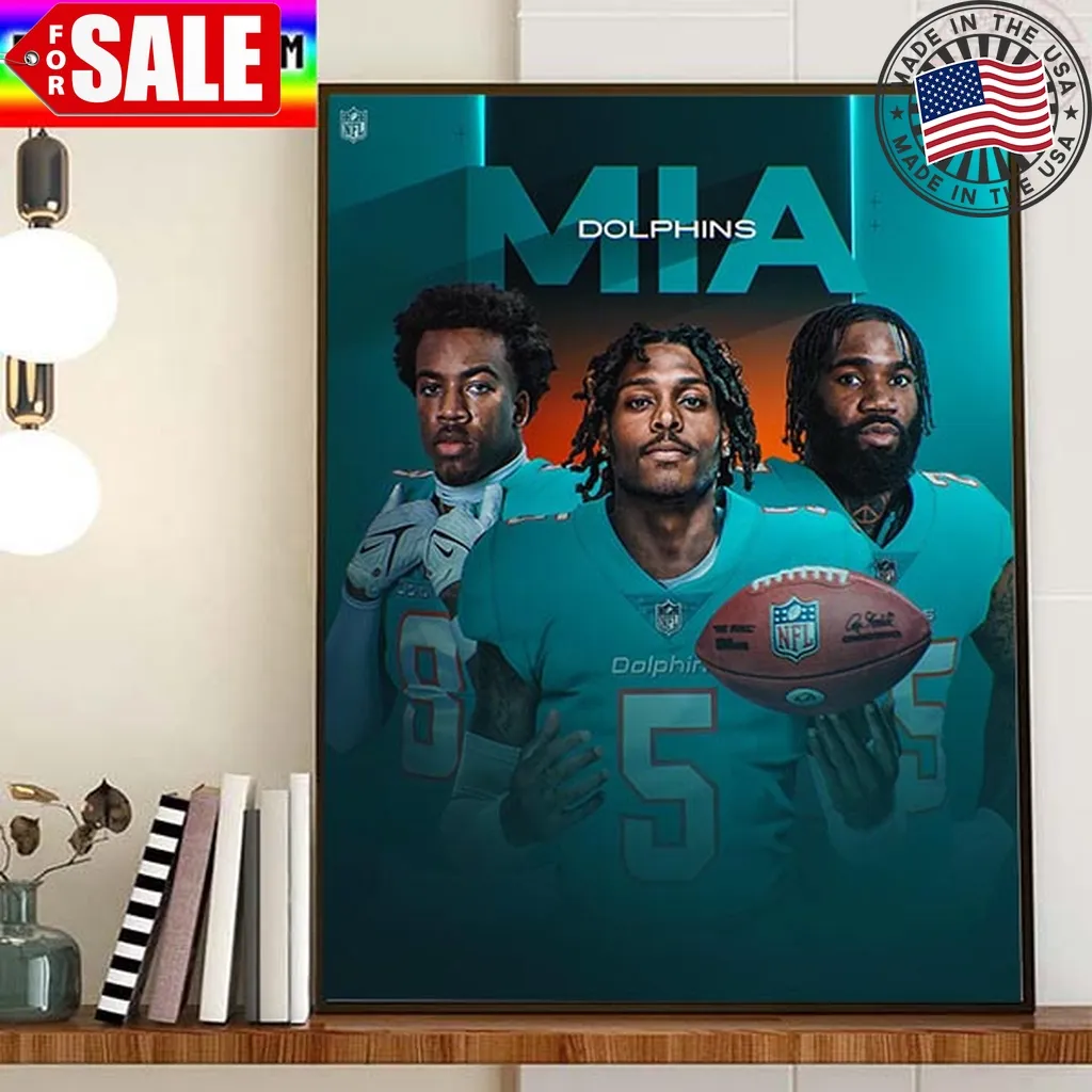 Miami Dolphins Secondary Is Looking Scary Home Decor Poster Canvas Trending