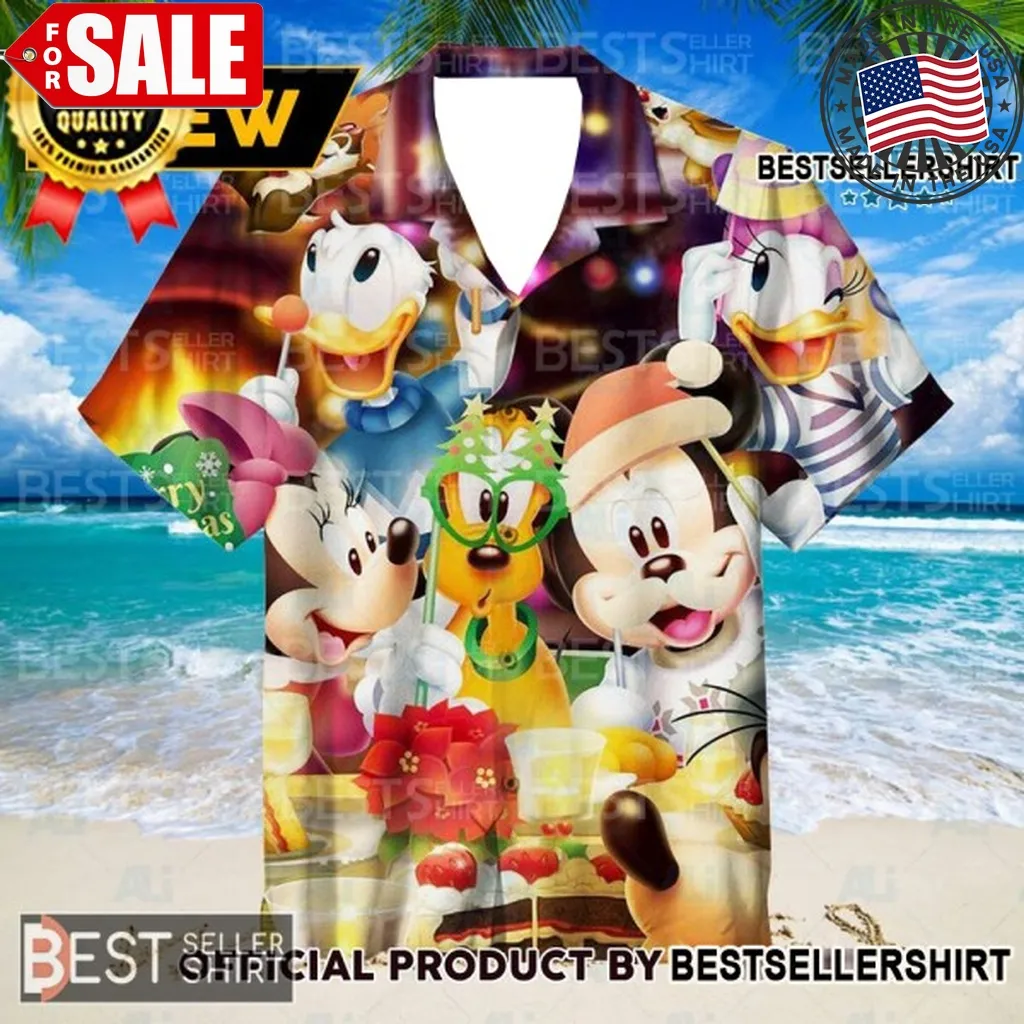 Mickey Mouse Merry Christmas Disney Hawaiian Shirt