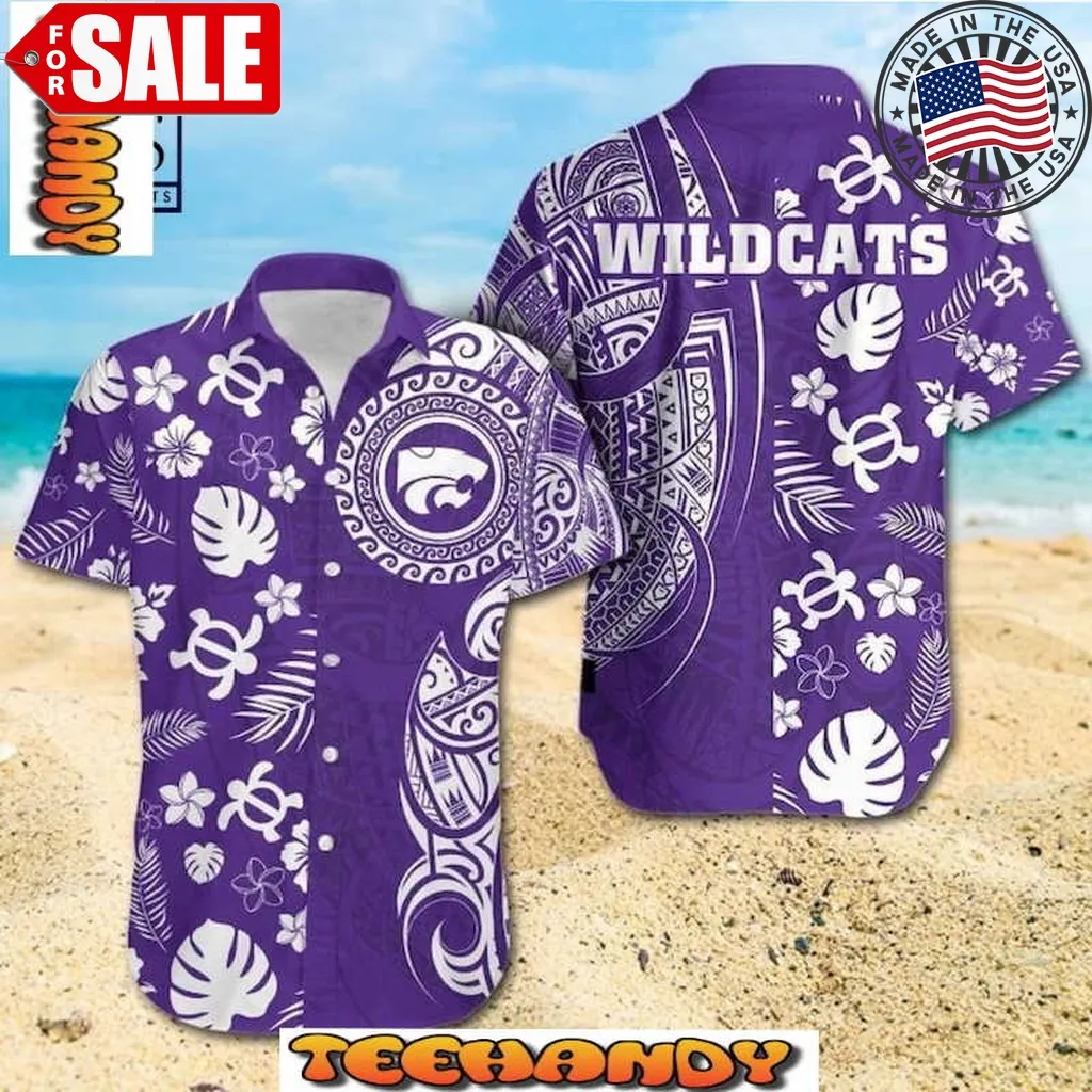 Ncaa Kansas State Wildcats Samoan Print Hawaiian Shirt