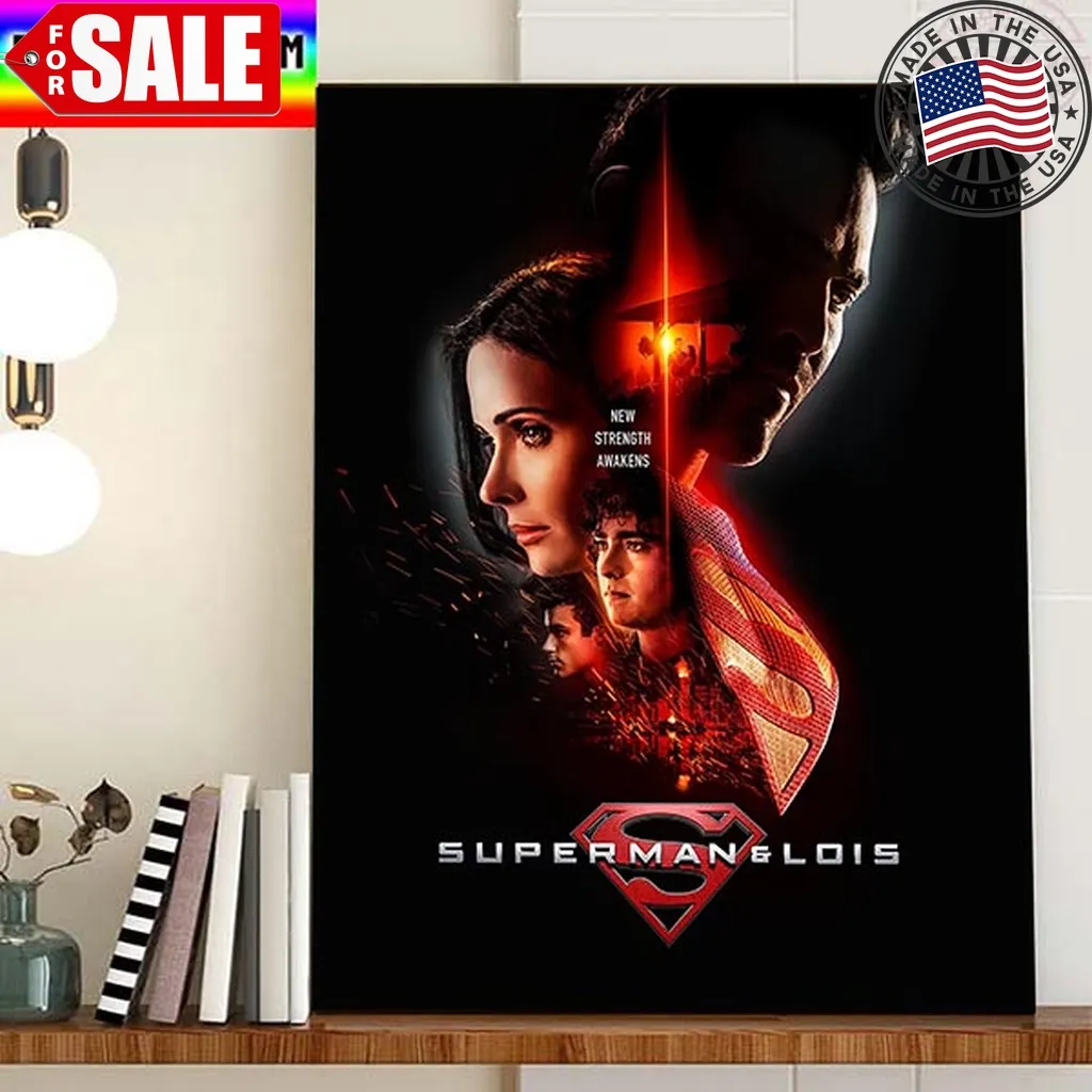 New Superman And Lois Season 3 Official Poster Home Decor Poster Canvas Trending