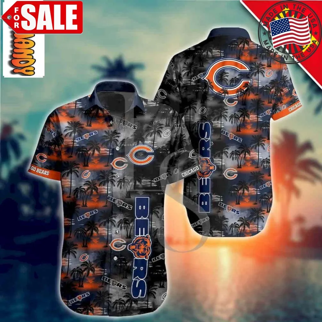 Nfl Chicago Bears Aloha Hawaiian Shirt