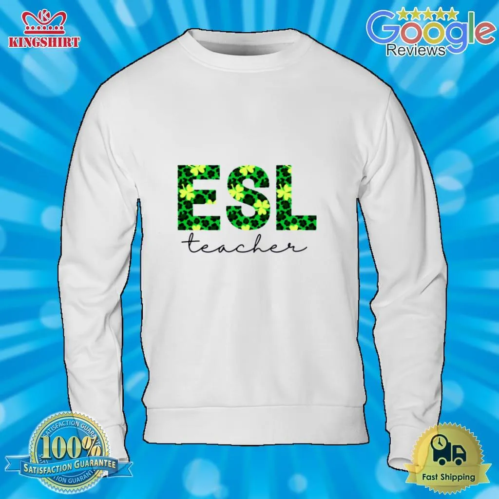 Esl Teacher St Patricks Day Vintage Shirt