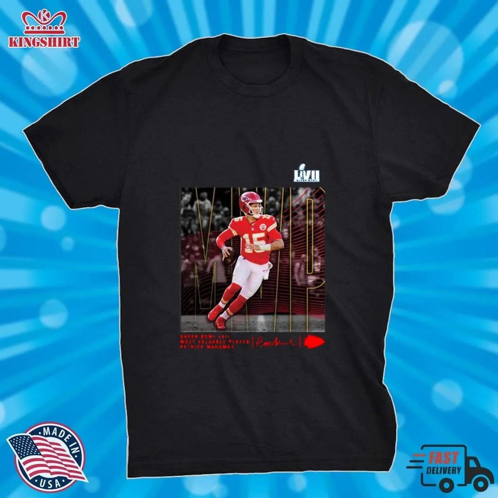 Patrick Mahomes Kansas City Chiefs Fanatics Branded Super Bowl Lvii Mvp Crucial T Shirt Unisex Tshirt Trending