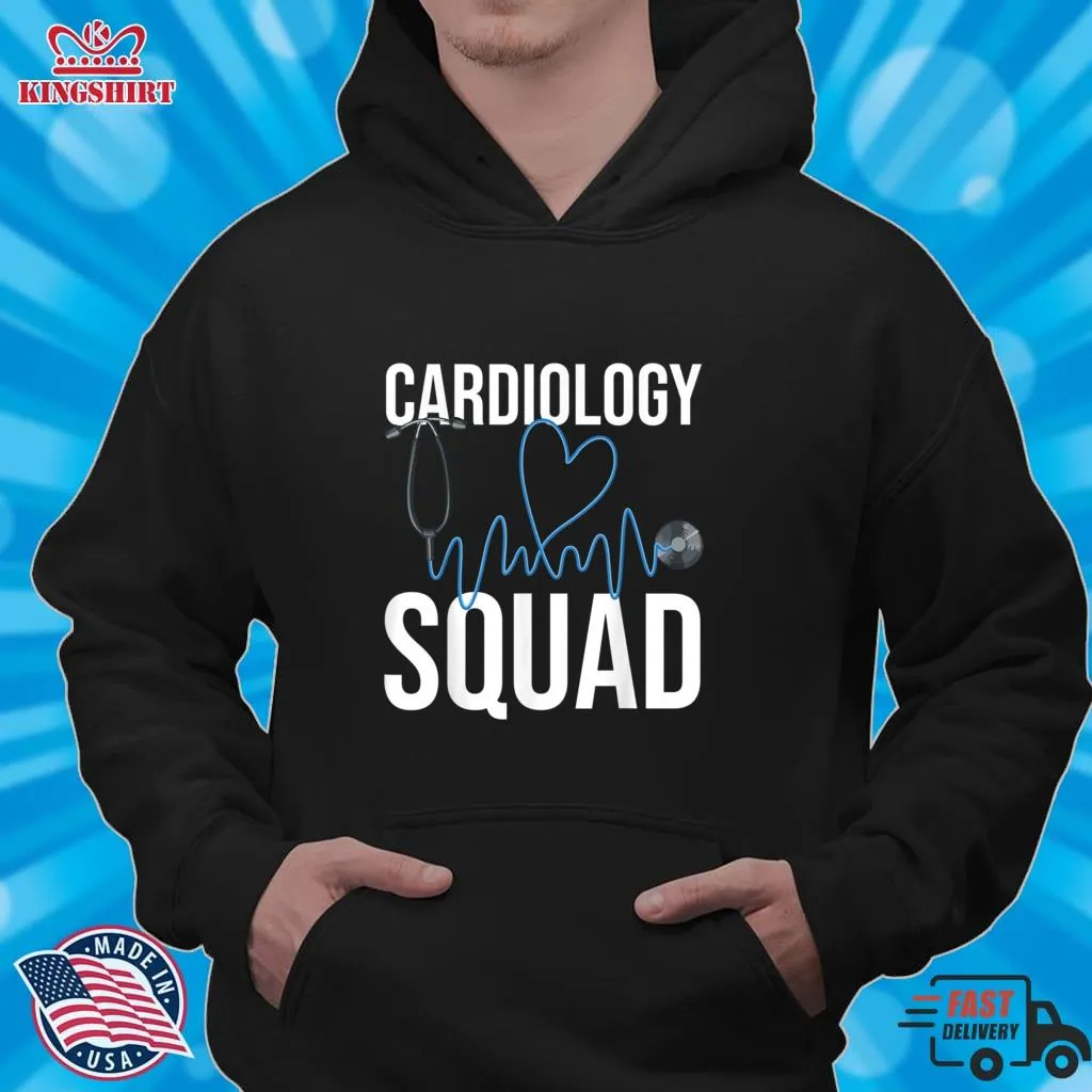 Cardiology Squad Cardiovascular Technologists Doctor Day T Shirt