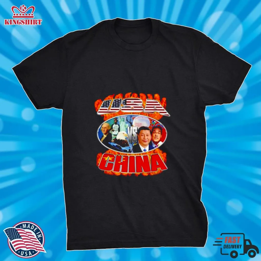 Crappy Worldwide Usa Vs China Shirt