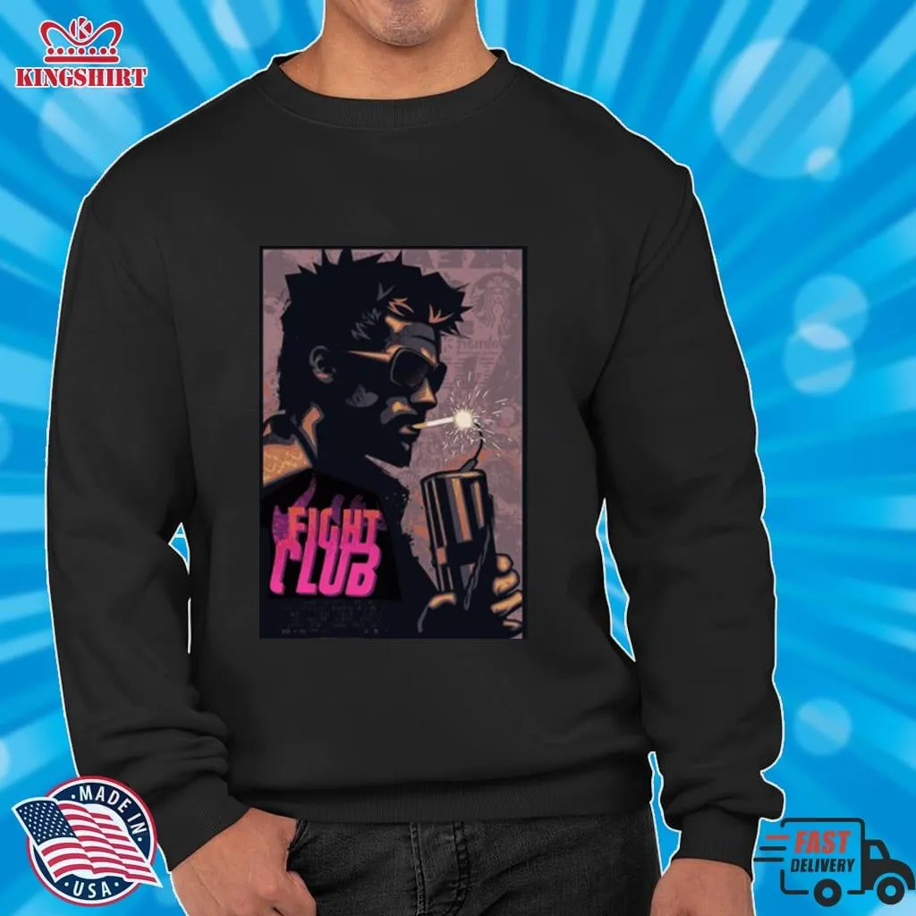 Fight Club Tyler Durden Smoking A Dynamite Shirt