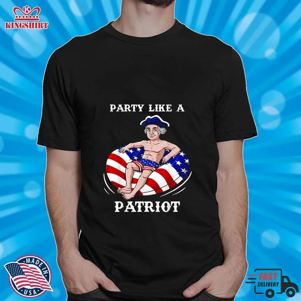 George Washington 4Th Of July Usa Patriot Shirt