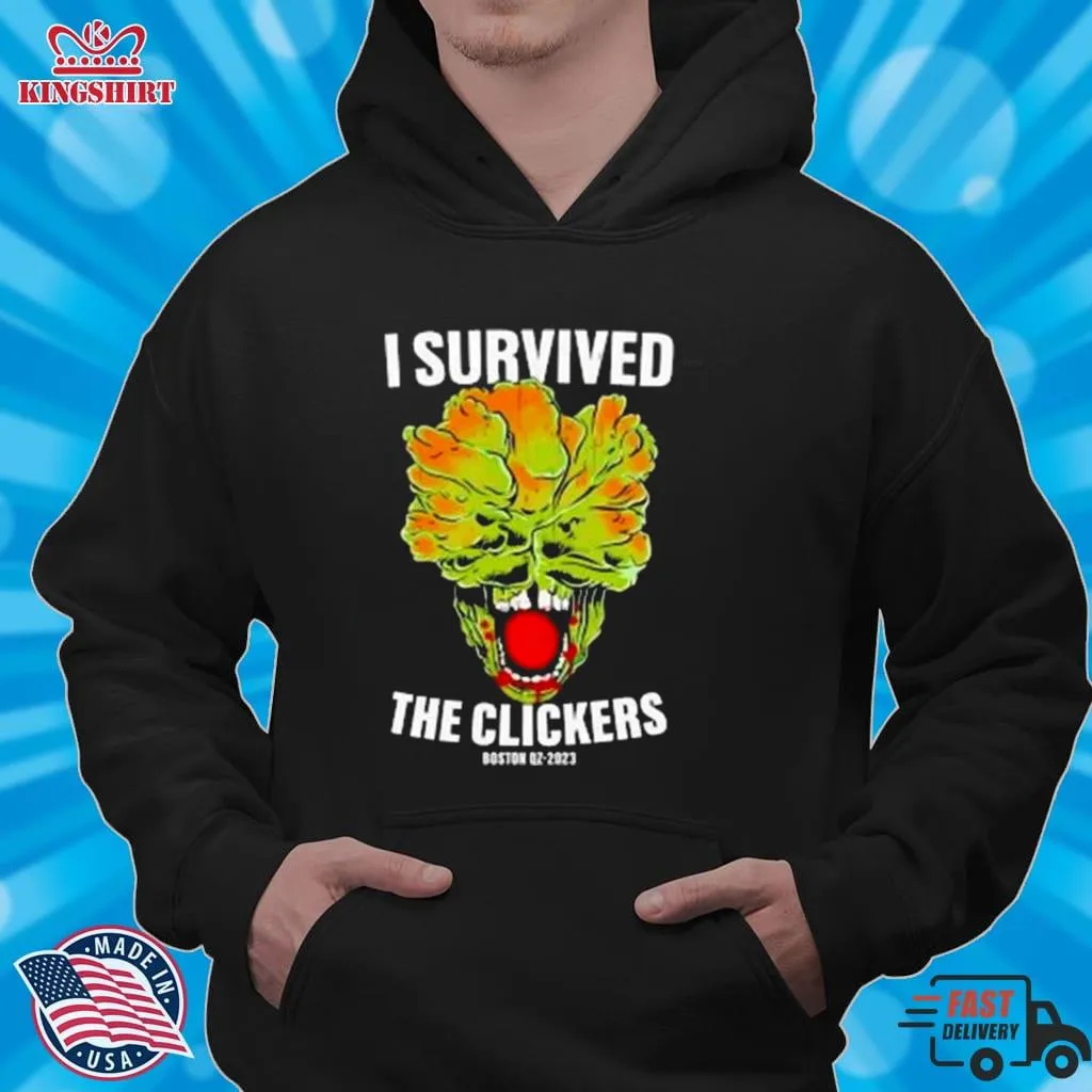 I Survived The Clickers Boston 2023 Shirt Unisex Tshirt