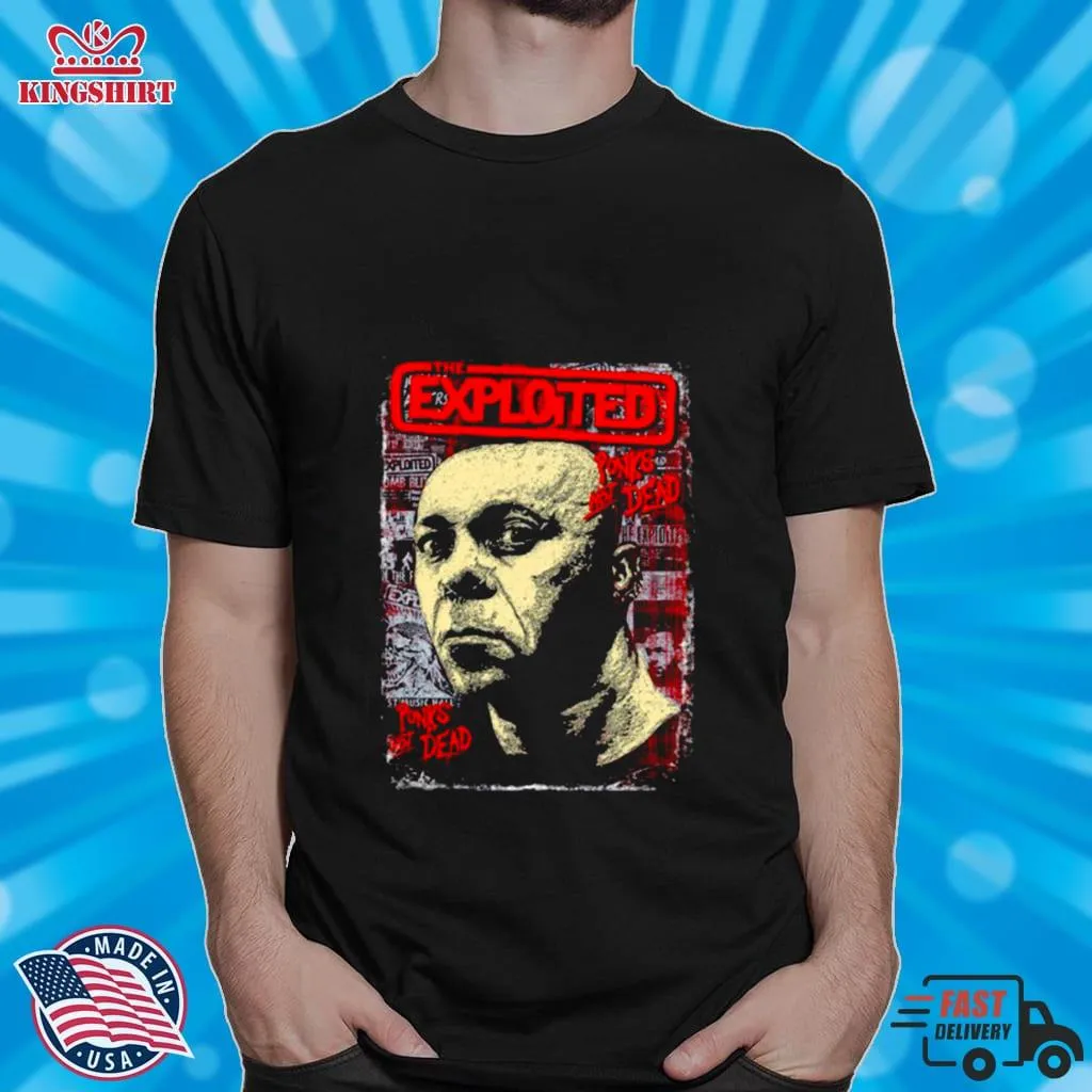 Portrait Of The X The Exploited LetS Start A War Shirt
