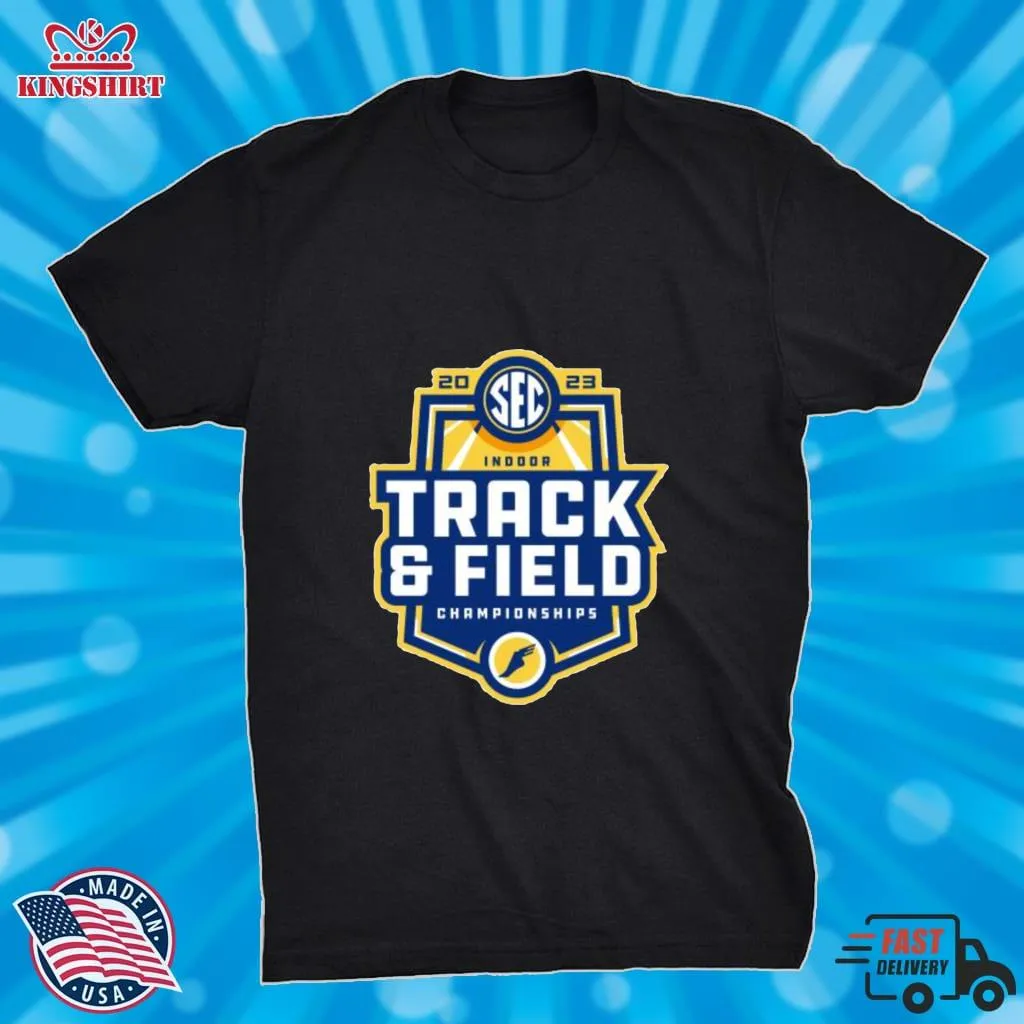2023 Sec WomenS Indoor Track & Field Championship Logo Shirt