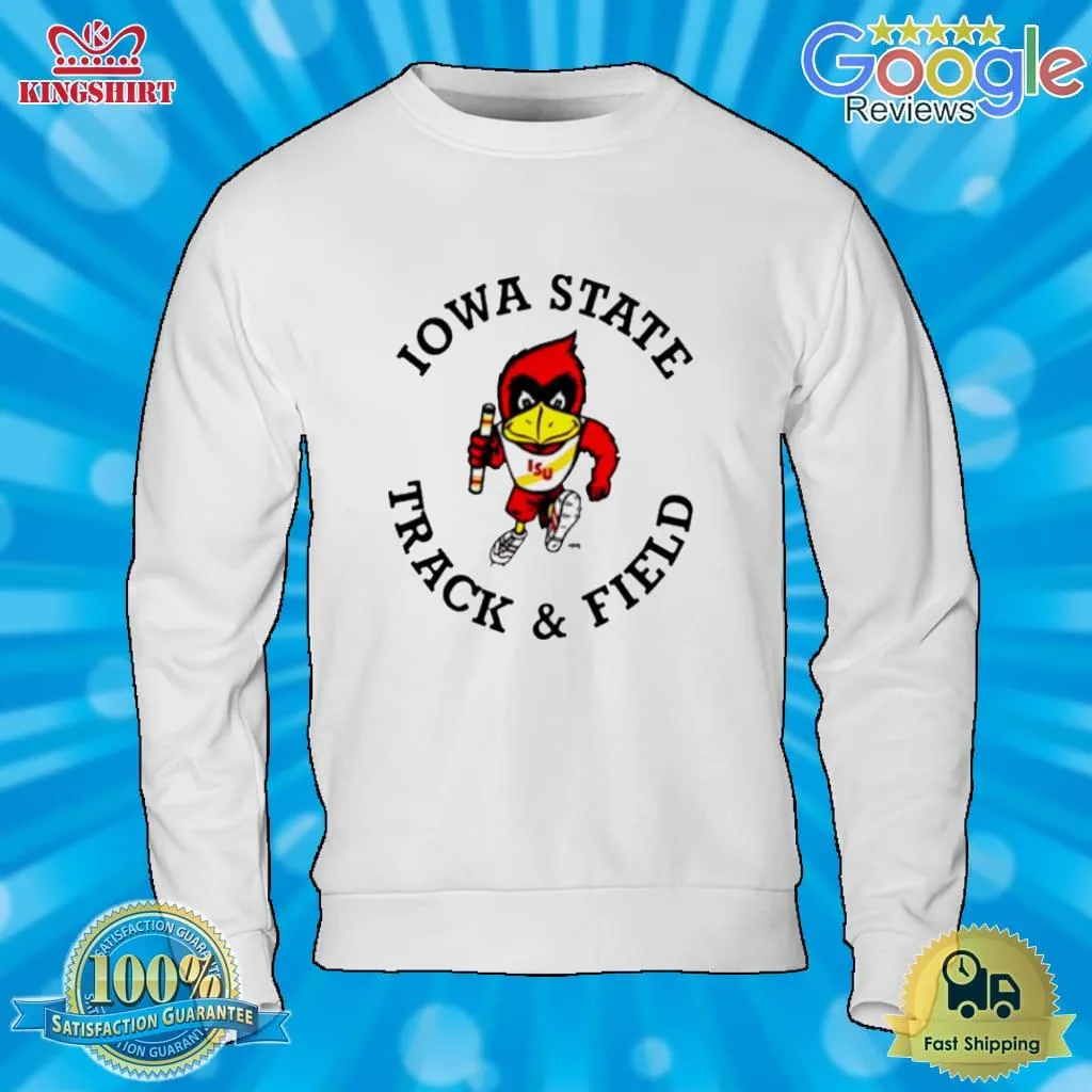 Iowa State Track And Field Shirt Size up S to 4XL