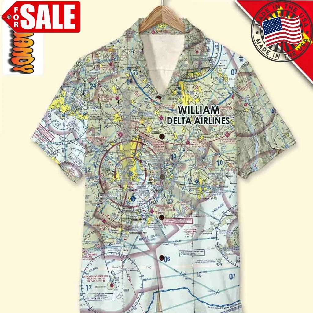 Personalized Aviation Hawaiian Shirt