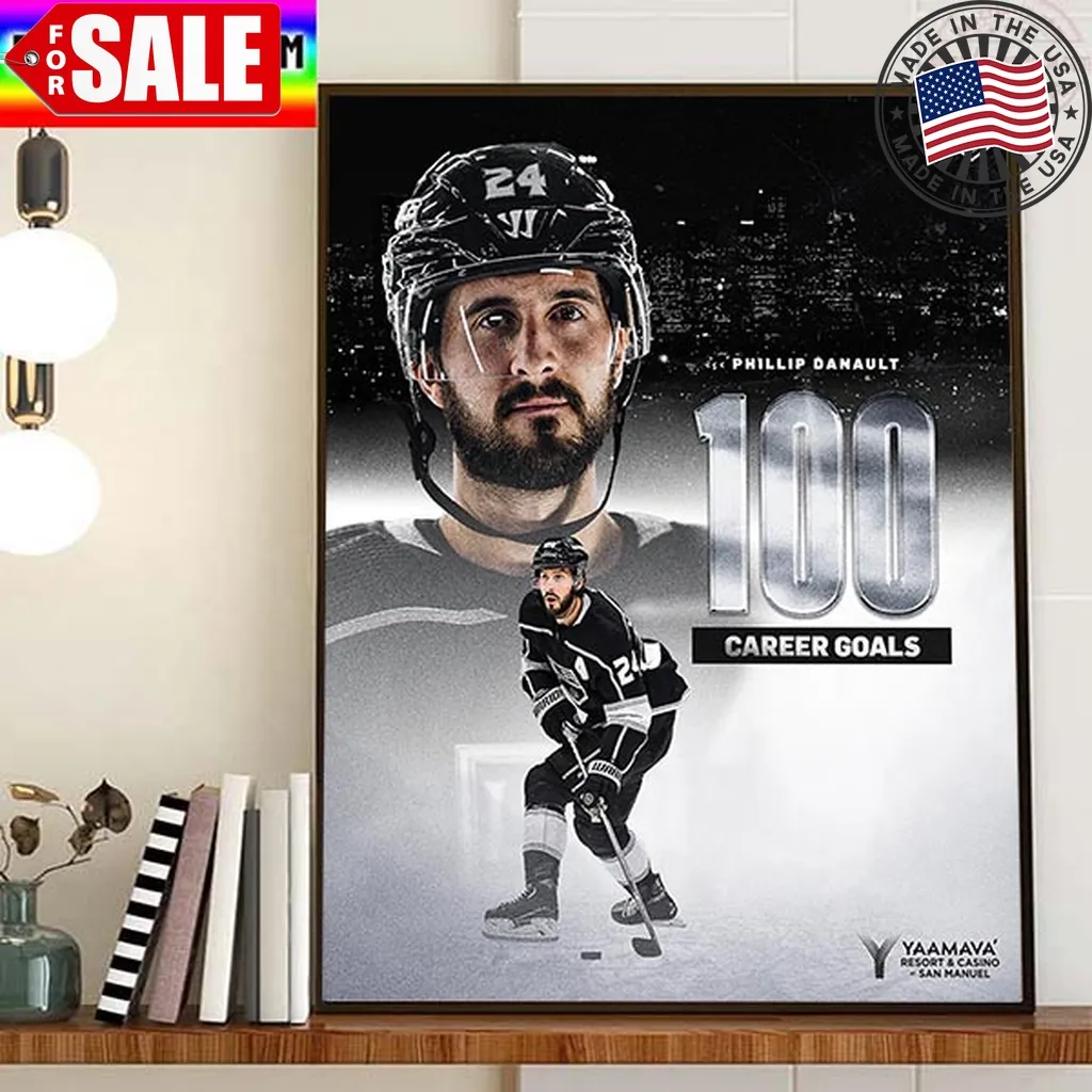 Phillip Danault 100 Career Goals With Los Angeles Kings Nhl Home Decor Poster Canvas Trending