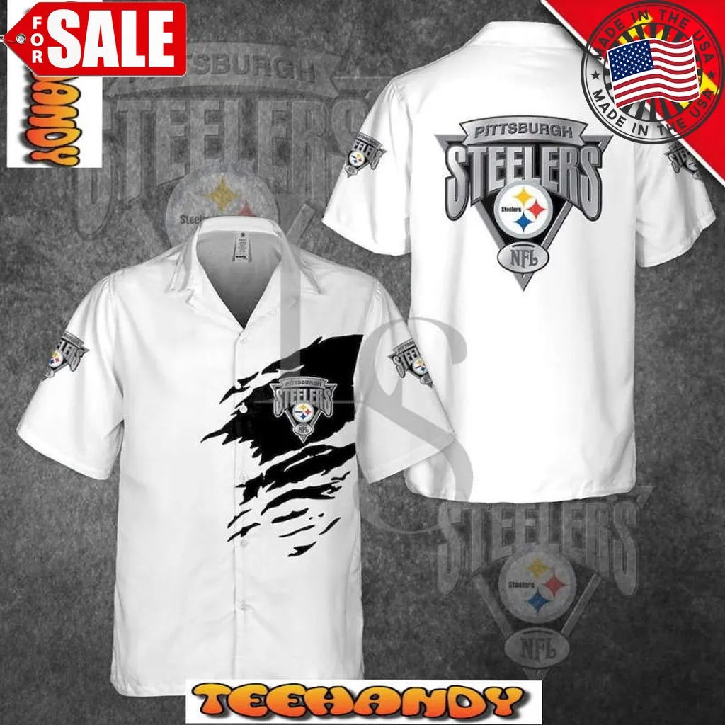 Pittsburgh Steelers Nfl Shield Hawaiian Shirt