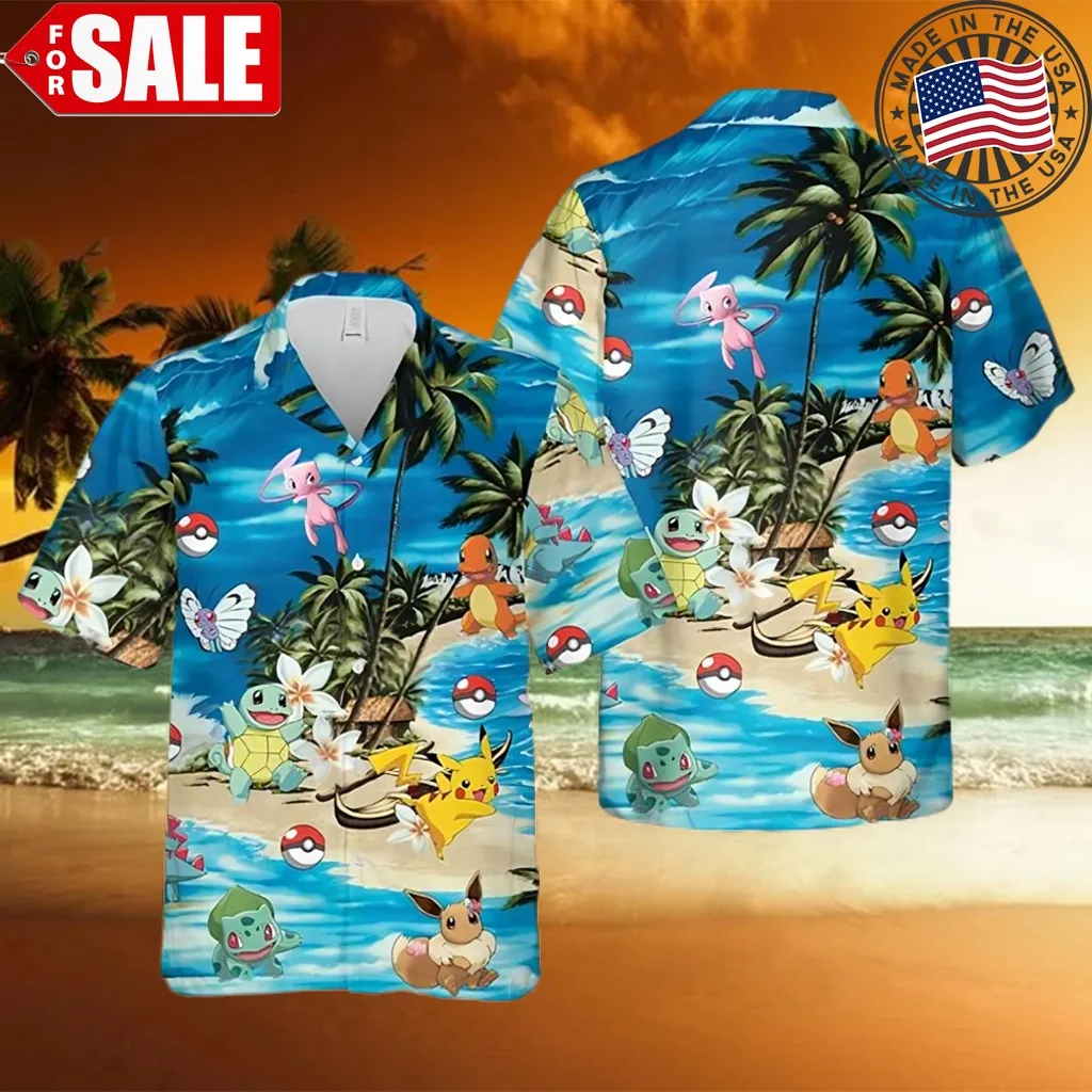 Pokemon Hawaiian Shirt