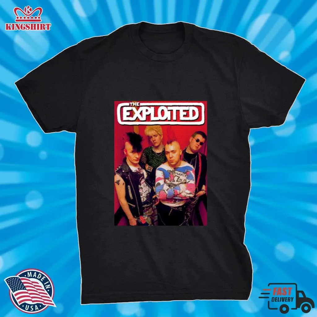 Top Merch The Exploited Fuck The System Shirt