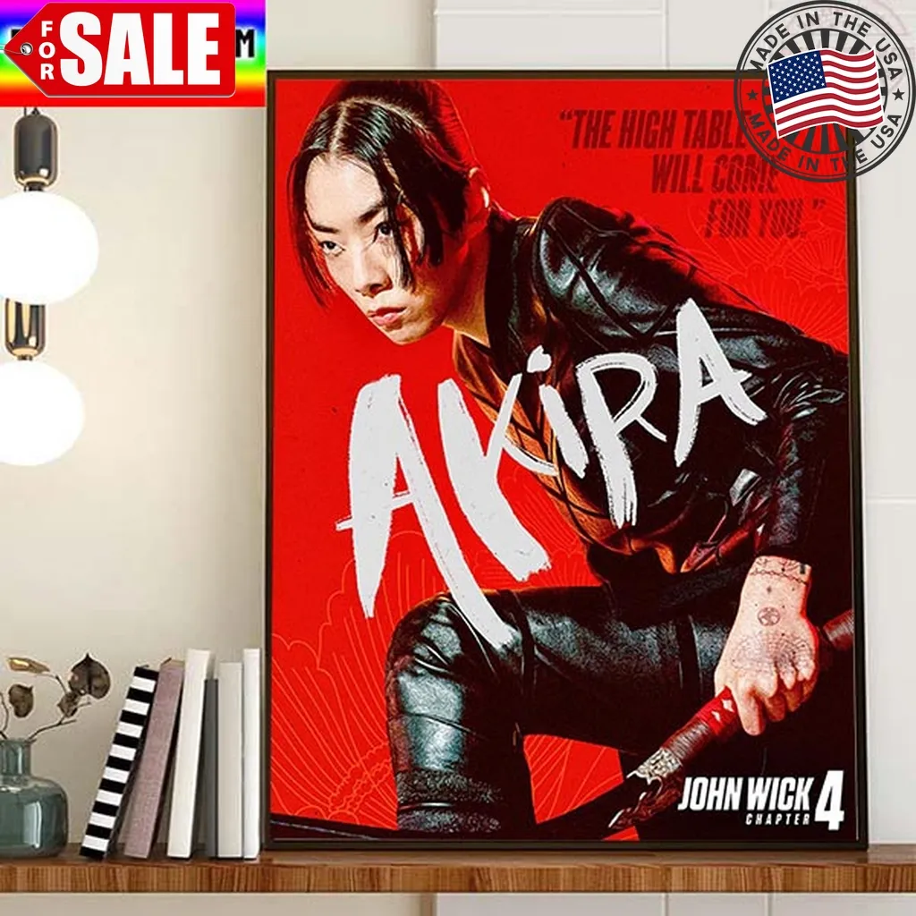 Rina Sawayama As Akira In John Wick 4 Home Decor Poster Canvas Trending