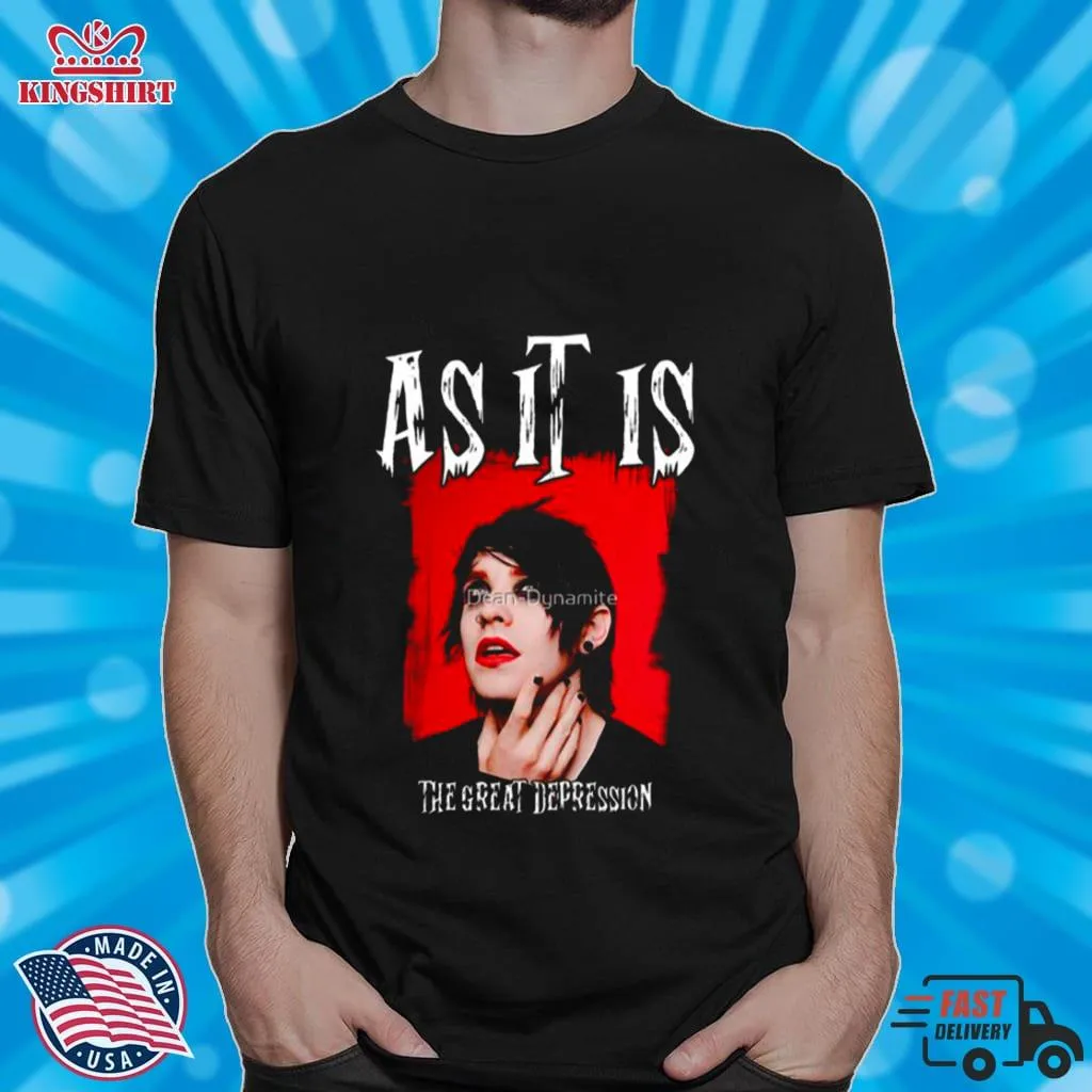 As It Is The Great Depression Marilyn Manson Shirt