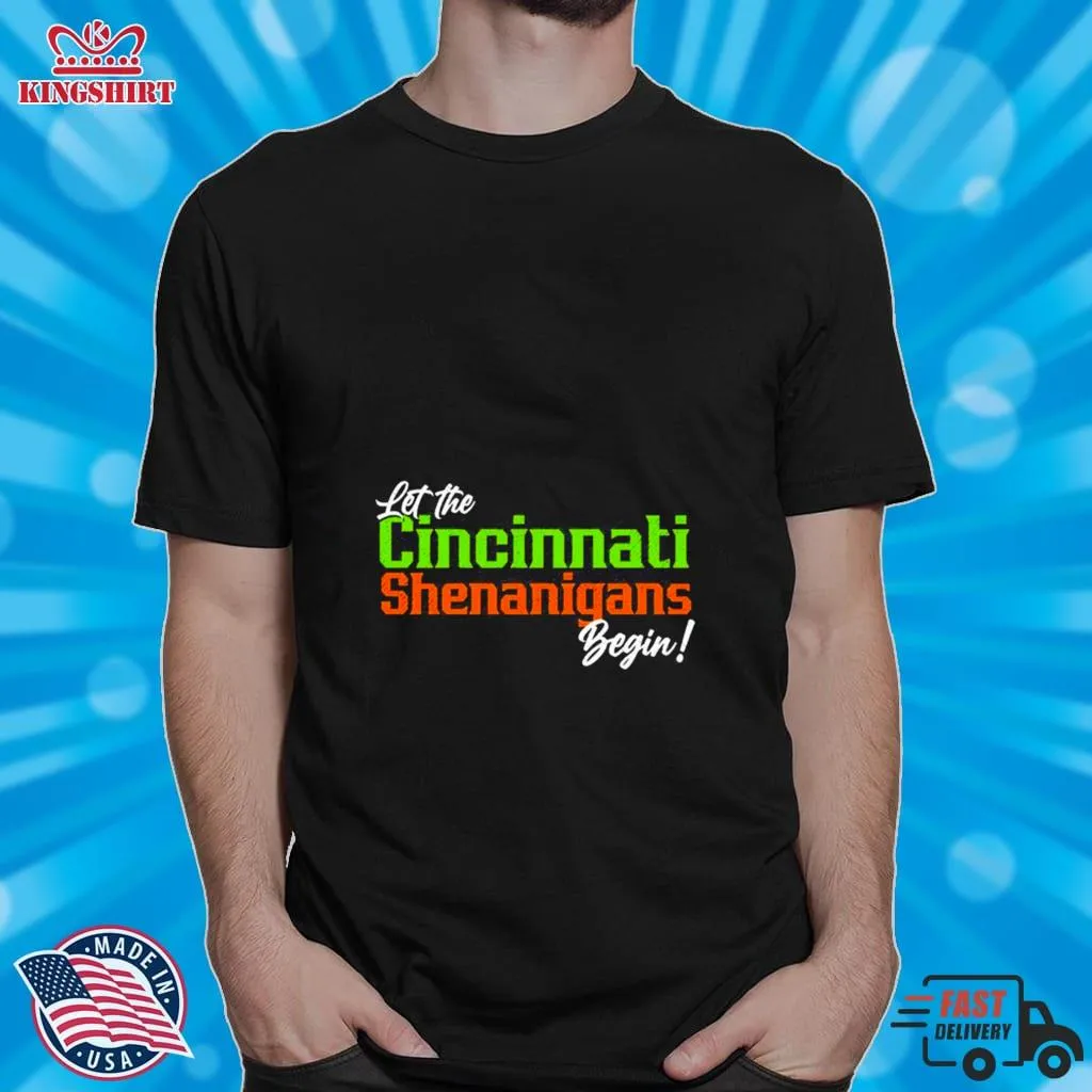 Cincinnati Shenanigans PatrickS Day Shirt