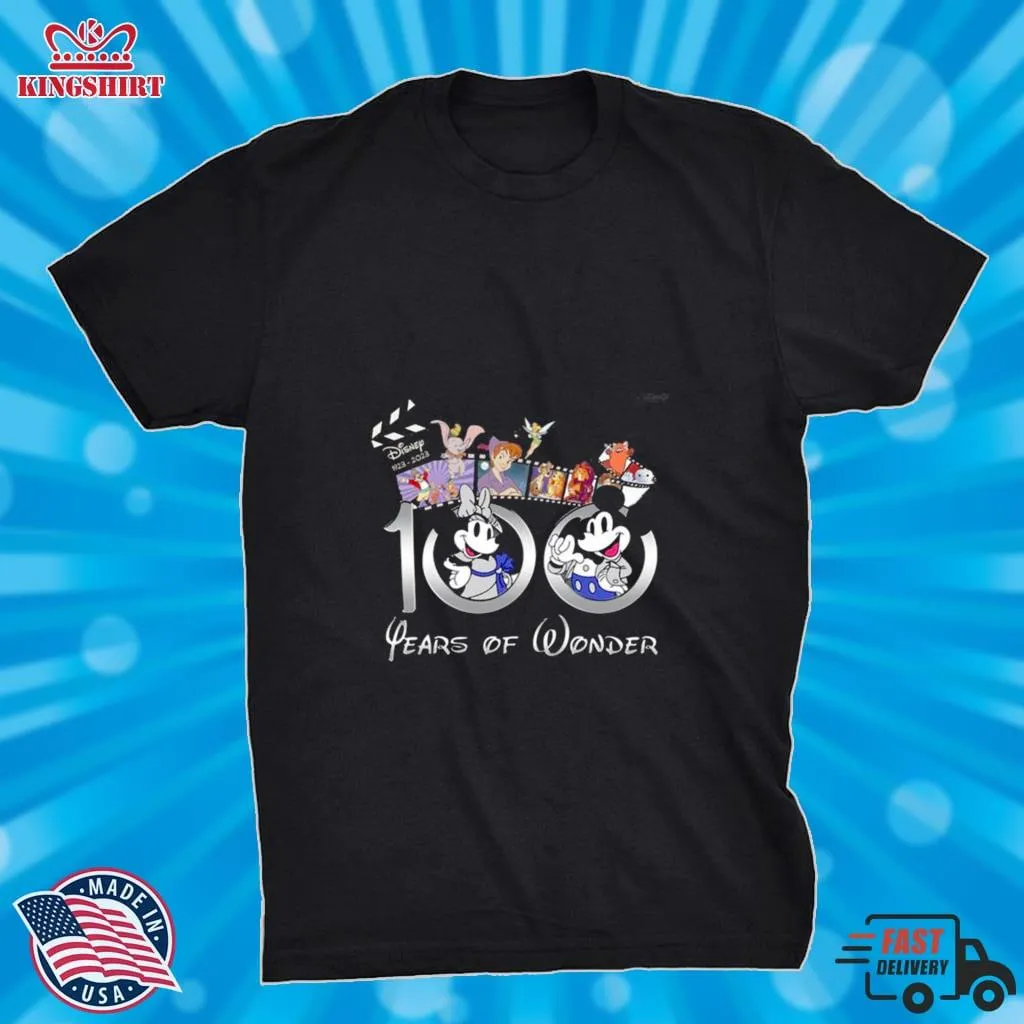 Disney 100 Years Of Wonder 100Th Anniversary Magical 1923  2023 Shirt