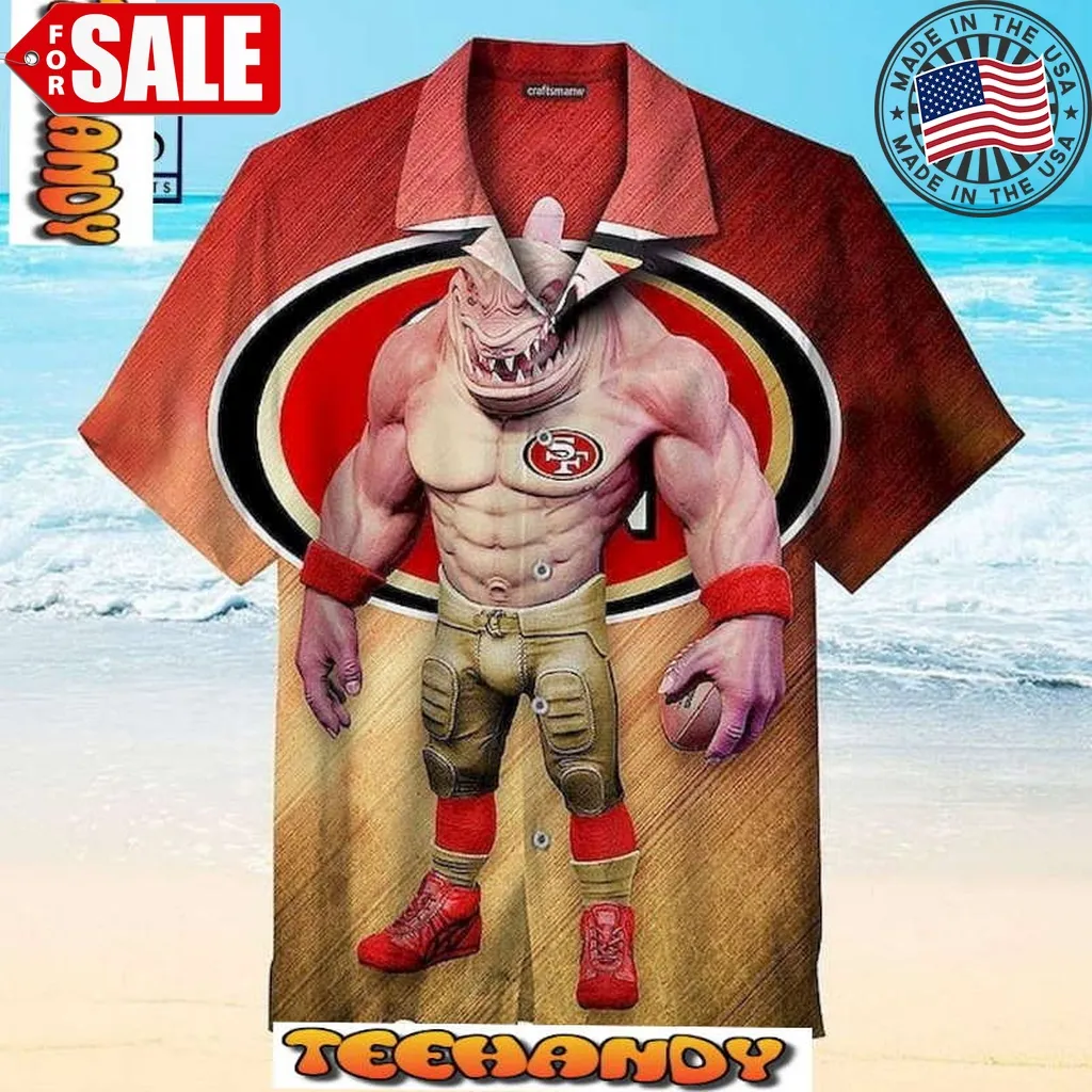 San Francisco 49Ers Shark Man Hawaiian Shirt